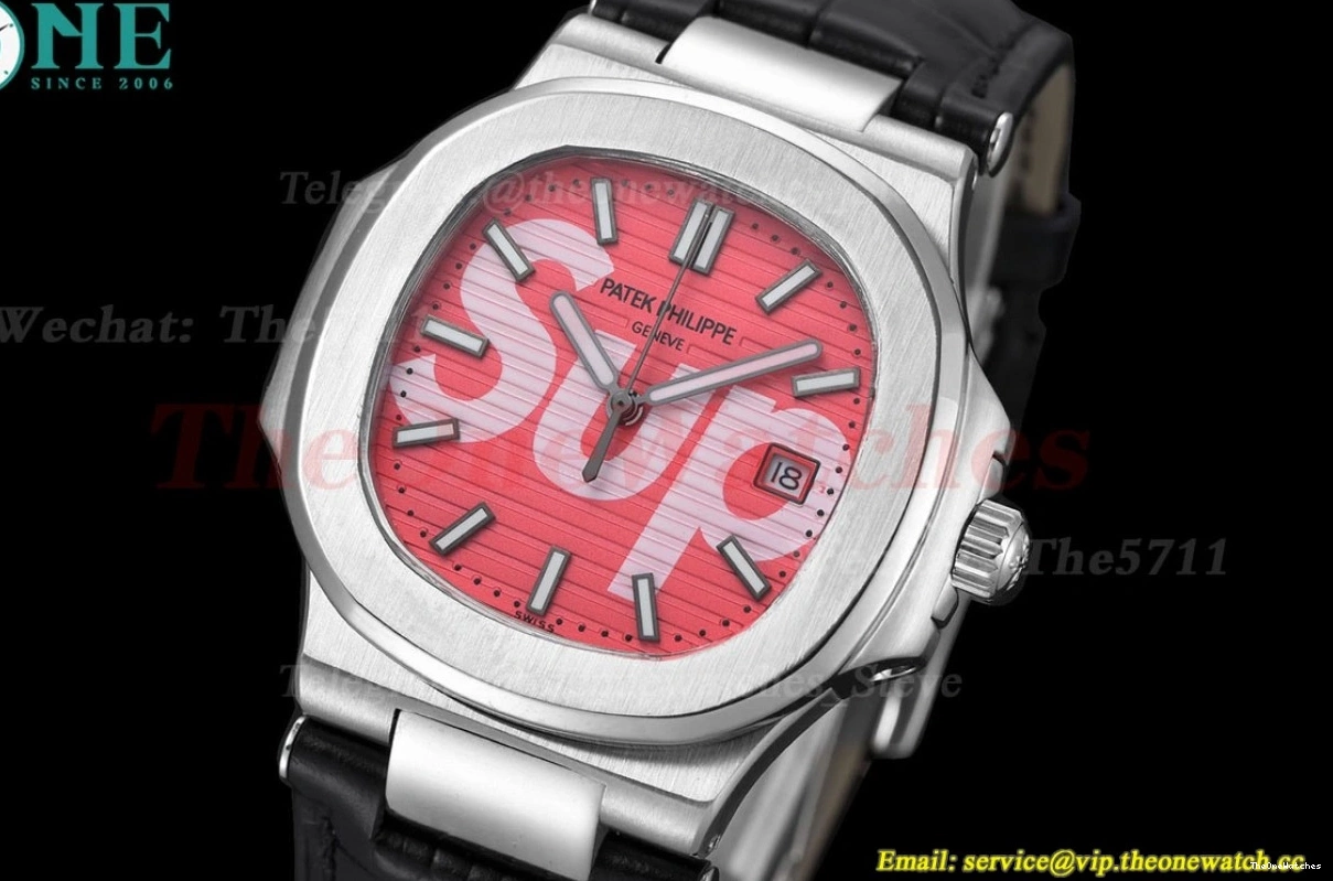 40mm MY8215 LE GDF SS Nautilus Dial Red Sup 0109